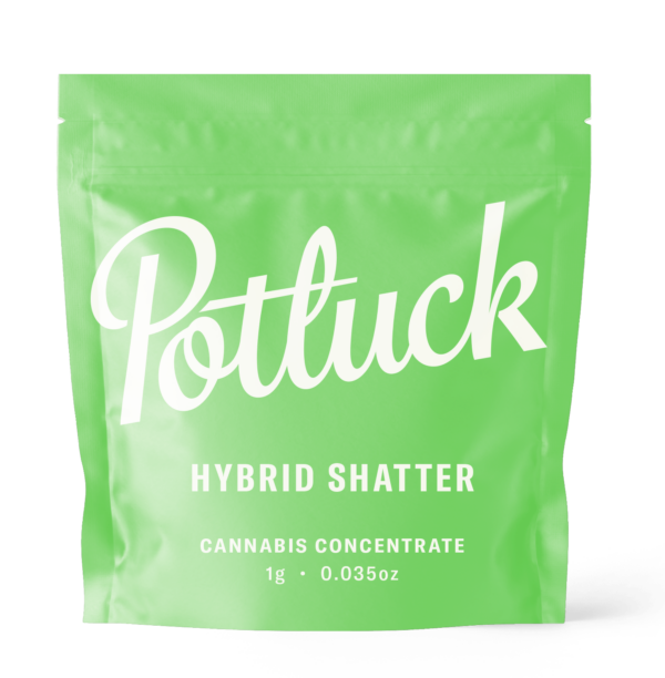 Potluck - Hybrid Shatter - cannabis Concentrate | West Coast Cannabis Canada