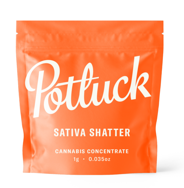 Potluck - Sativa Shatter - cannabis Concentrate | West Coast Cannabis Canada