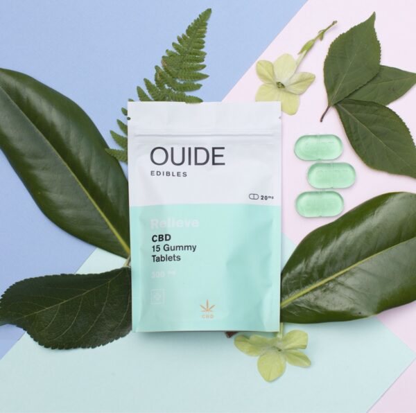 Ouide Edibles – Relieve – CBD gummies 300mg | West Coast Cannabis Canada
