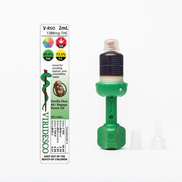 Viridesco – THC / RSO – Gorilla Punch – 2ml | West Coast Cannabis Canada