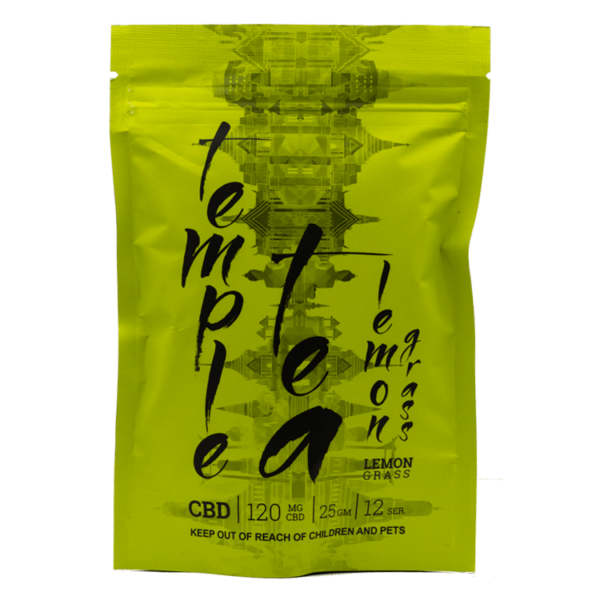 Temple Tea – Lemongrass CBD Tea – 120mg | West Coast Cannabis Canada