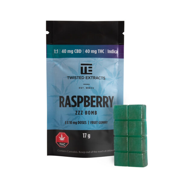 Twisted Extracts – Blue Raspberry 1:1 Zzz Bombs | West Coast Cannabis Canada