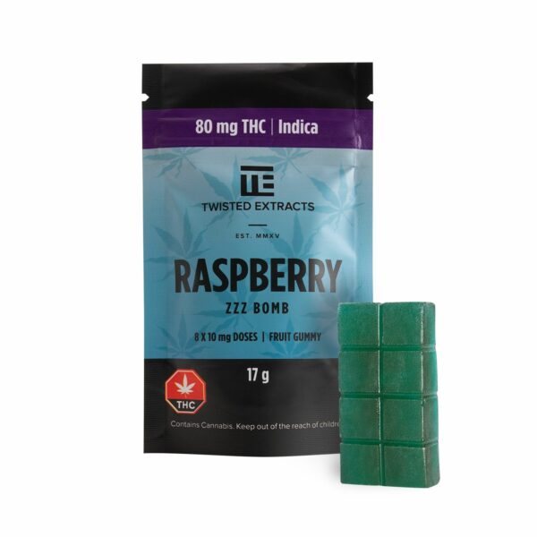 Twisted Extracts – Blue Raspberry – Zzz Bombs | West Coast Cannabis Canada