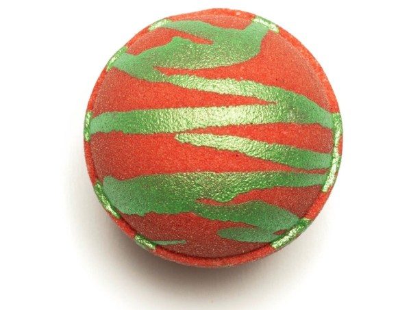 Nikki Stikki Botanicals – CBD Bath Bomb – Christmas Spirit Bomb (red/green) – 300mg CBD | West Coast Cannabis Canada