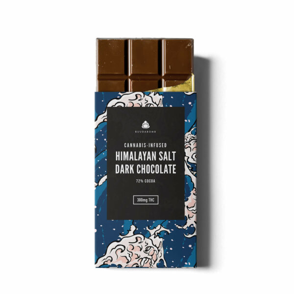 Buudabomb – Himalayan Salt Dark Chocolate – 300mg THC | West Coast Cannabis Canada