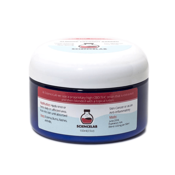 Sciencelab – 1:1 Topical – Almond Coconut Garden – 290mg | West Coast Cannabis Canada