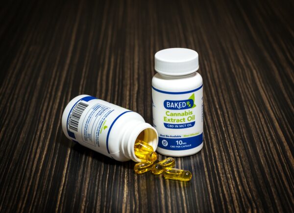 Baked Edibles – CBD Extract In MCT Oil Capsules 10mg or 20mg | West Coast Cannabis Canada