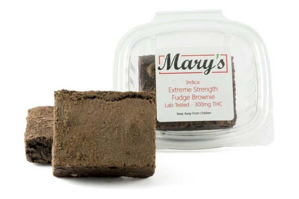 Mary’s Medibles – Extreme Strength Fudge Brownie – 300mg THC (Indica) | West Coast Cannabis Canada