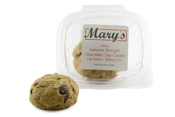 Mary’s Medibles – Extreme Strength Chocolate Chip Cookie – 300mg THC (Indica) | West Coast Cannabis Canada