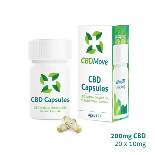 CBD Move – CBD Capsules – 200mg CBD | West Coast Cannabis Canada