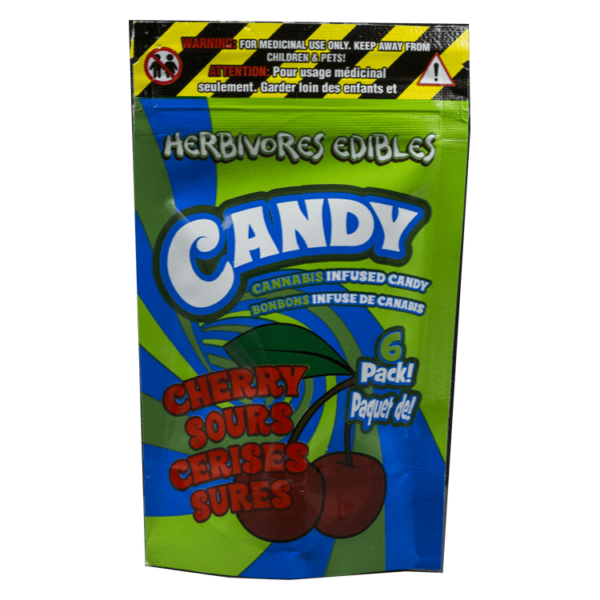 Herbivores Edibles – Cherry Sours Gummies | West Coast Cannabis Canada