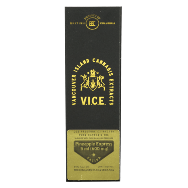 Vice – CO2 Oil Refill Cartridges – Pineapple Express 0.5ml | West Coast Cannabis Canada