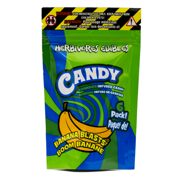 Herbivores Edibles – Banana Blasts Gummies | West Coast Cannabis Canada