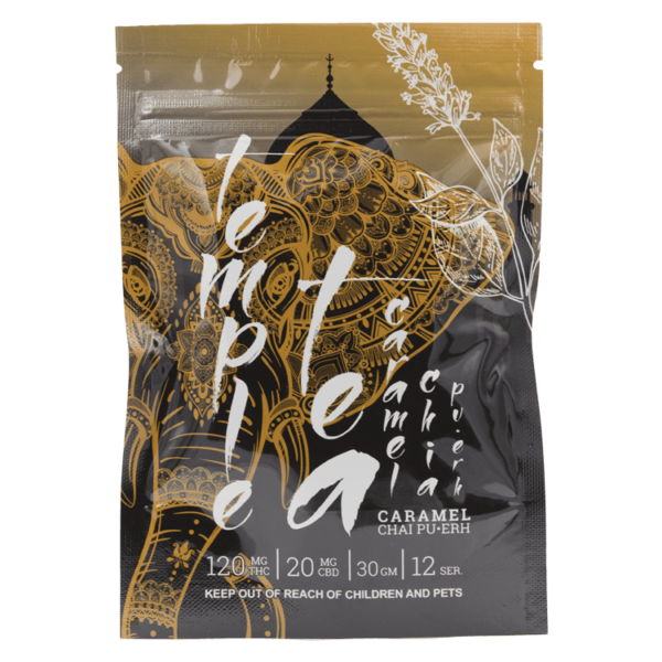Temple Tea – Caramel Chai Pu-Erh 120mg THC | West Coast Cannabis Canada