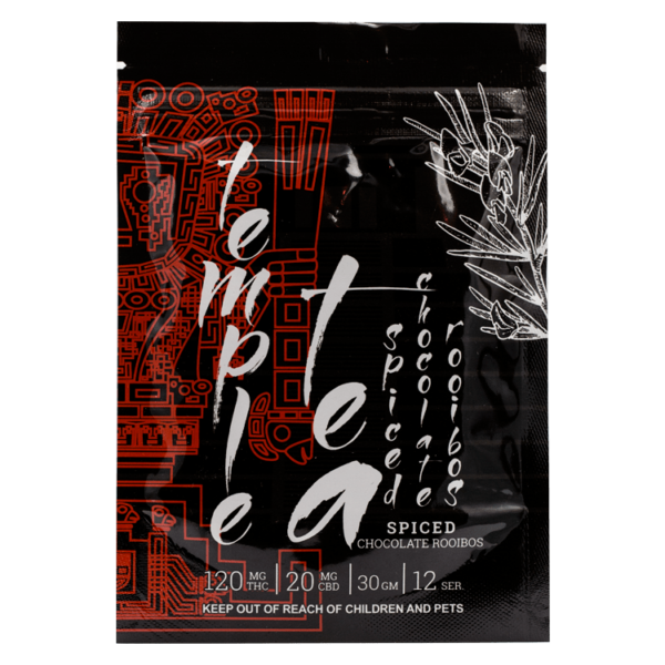 Temple Tea – Spiced Chocolate Rooibos – 120mg THC | West Coast Cannabis Canada