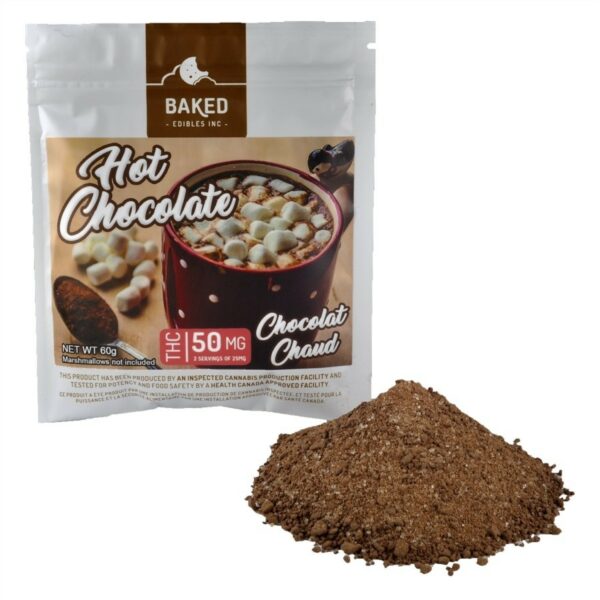 Baked Edibles – Hot Chocolate 50mg THC | West Coast Cannabis Canada