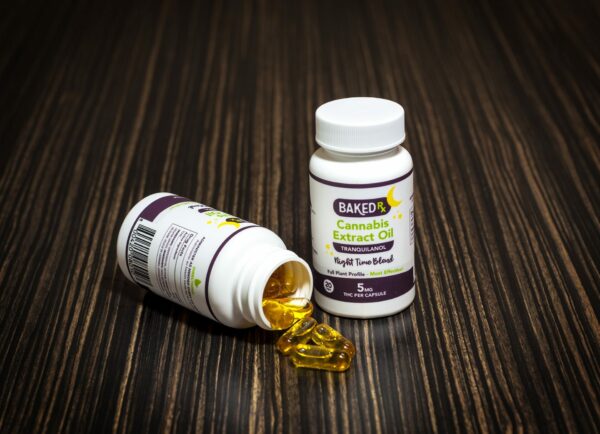 Baked Edibles – Tranquilanol (Sedative) Capsules 5mg | West Coast Cannabis Canada