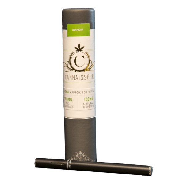 Cannaisseur – Disposable THC Distillate Pen – Mango 0.3ml | West Coast Cannabis Canada
