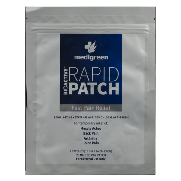 Medigreen Rapid CBD Patch – Fast Pain Relief | West Coast Cannabis Canada