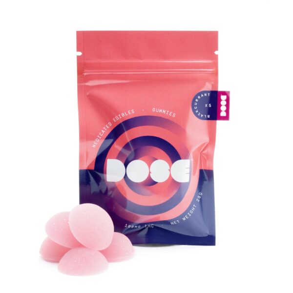Dose Edibles Gummies – Blackcurrant | West Coast Cannabis Canada