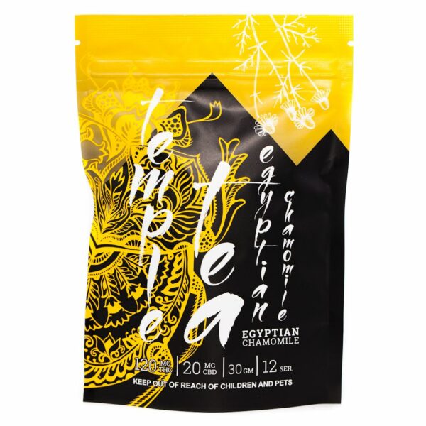 Temple Tea – Egyptian Chamomile – 120mg THC | West Coast Cannabis Canada