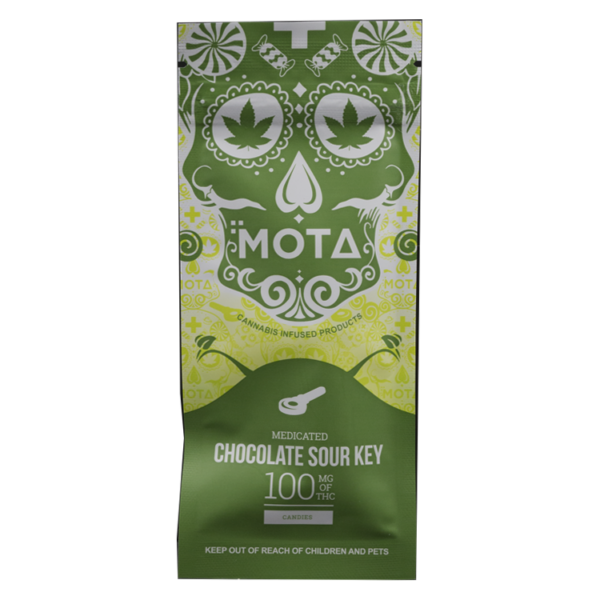 MOTA Edibles – Chocolate Sour Key – 100mg THC | West Coast Cannabis Canada