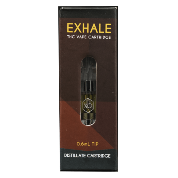 XO Exhale – THC Distillate Refill Cartridge – Banana Kush 0.6ml | West Coast Cannabis Canada