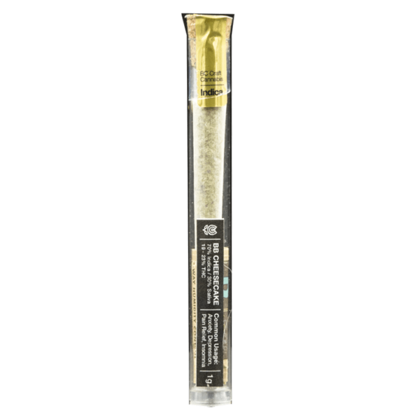 Flowerpwr – Pre-Roll – BB Cheesecake – 1g | West Coast Cannabis Canada