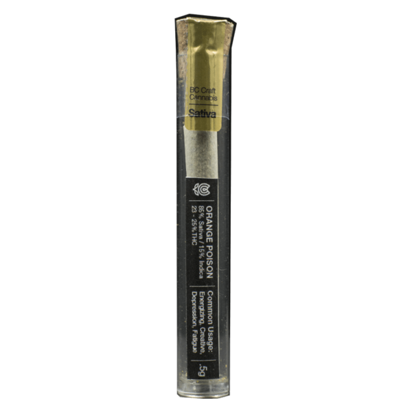Flowerpwr – Pre-Roll – Orange Poison – 1g or 0.5g | West Coast Cannabis Canada