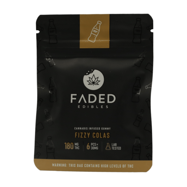Faded Edibles – Fizzy Colas – 180mg | West Coast Cannabis Canada