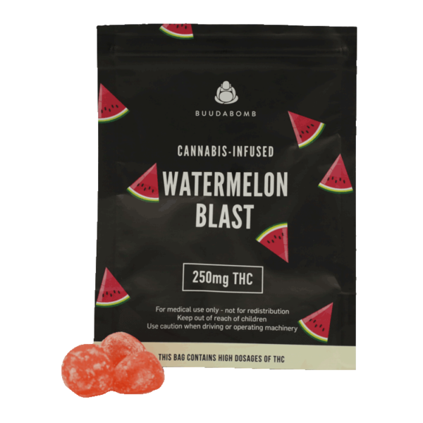 Buudabomb – Watermelon Blast – 250mg | West Coast Cannabis Canada