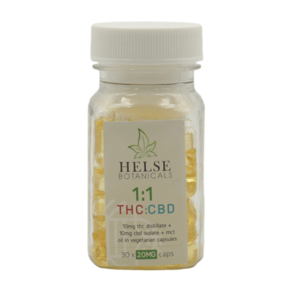 Helse Botanicals – 1:1 THC/CBD Capsules | West Coast Cannabis Canada