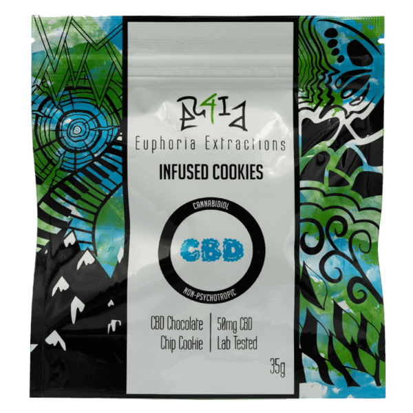 Euphoria Extractions – CBD Cookie – 50mg | West Coast Cannabis Canada