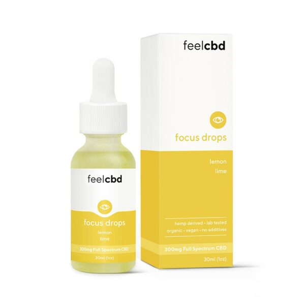 FeelCBD – Focus Drops – CBD Tincture 300mg | West Coast Cannabis Canada
