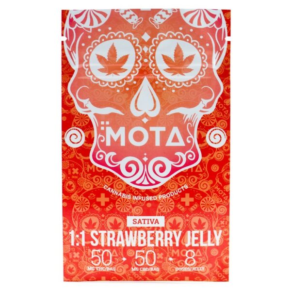 Mota – White Cube CBD – Strawberries & Cream – 180mg CBD | West Coast Cannabis Canada