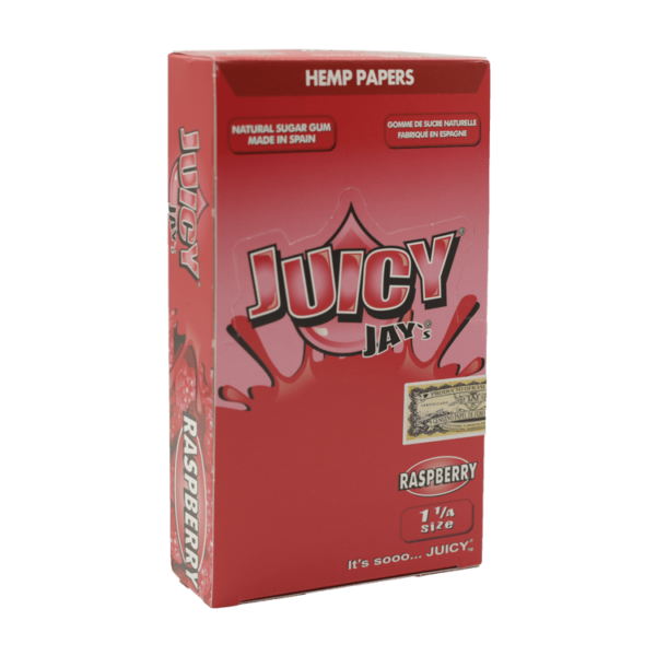 Juicy Jay’s – Hemp Papers (1.25 inch) – Raspberry | West Coast Cannabis Canada
