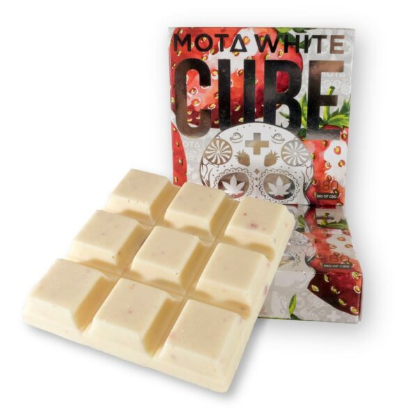 Mota – White Cube CBD – Strawberries & Cream – 180mg CBD | West Coast Cannabis Canada