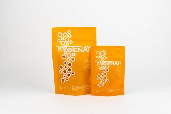 Kootenay Labs – 1:1 Gummies – Tangerine – 1000mg | West Coast Cannabis Canada