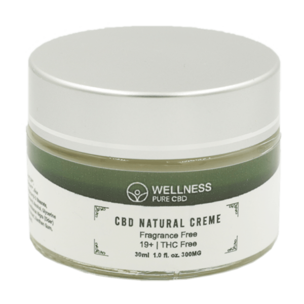 Wellness Pure CBD – Natural Creme – 500mg | West Coast Cannabis Canada