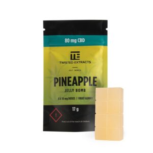 Twisted Extracts – Pineapple Jelly Bombs – CBD | West Coast Cannabis Canada