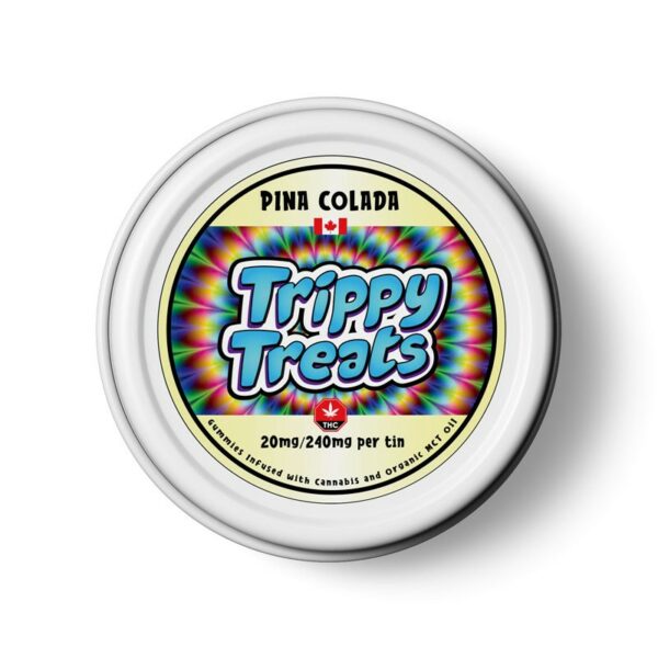 Trippy Treats – Hawaiian Fruit Punch Gummies – 400mg THC | West Coast Cannabis Canada