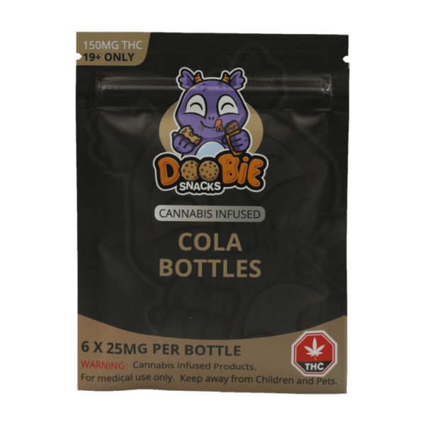 Doobie Snacks – CBD Sour Gummy Bears – 150mg CBD | West Coast Cannabis Canada