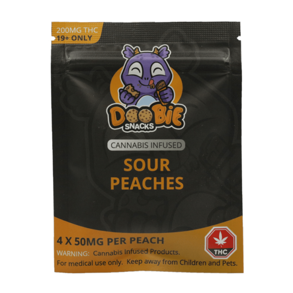 Doobie Snacks – CBD Sour Gummy Bears – 150mg CBD | West Coast Cannabis Canada