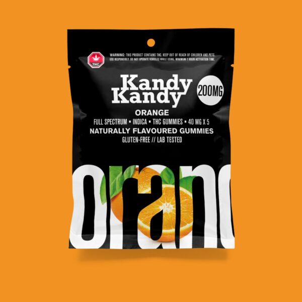 Kandy Kandy – Orange Gummies | West Coast Cannabis Canada