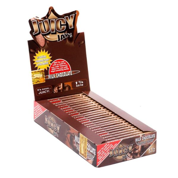 Juicy Jay’s – Hemp Papers (1.25 Inch) – Milk Chocolate | West Coast Cannabis Canada