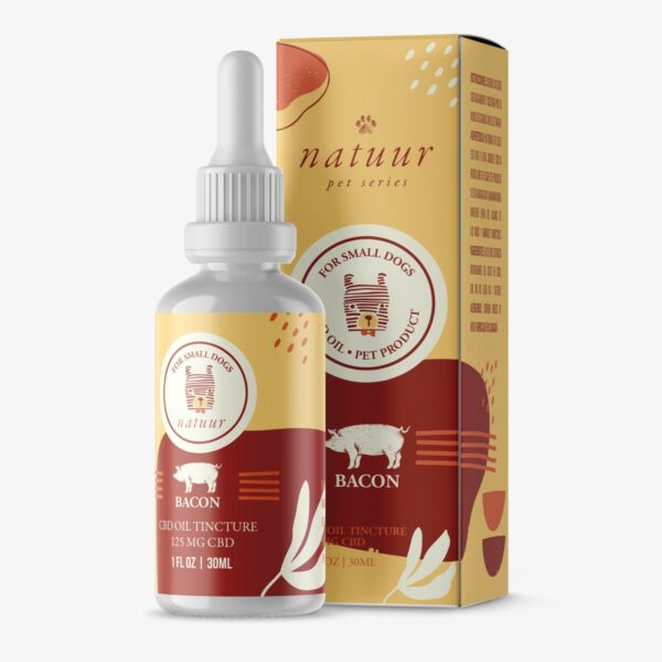 Natuur – Pet Series – CBD Oil For Small Dogs – Bacon Flavour – 125mg | West Coast Cannabis Canada