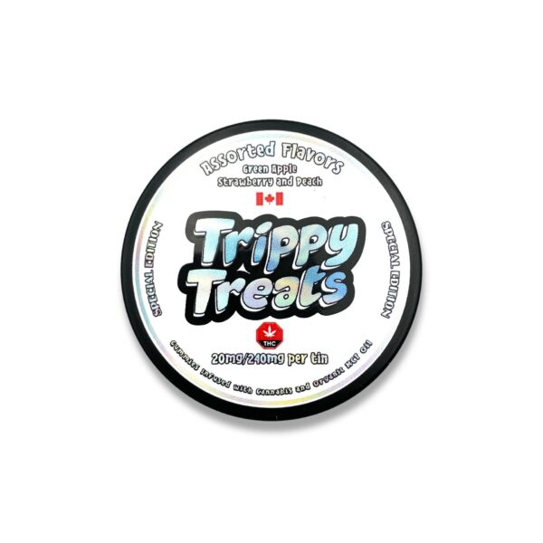 Trippy Treats – Assorted Flavour Gummies – 400mg THC | West Coast Cannabis Canada