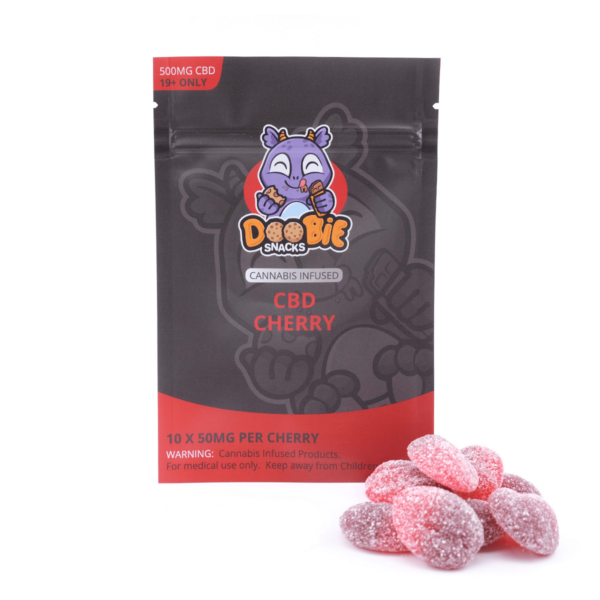 Doobie Snacks – CBD Cherry Gummies – 500mg CBD | West Coast Cannabis Canada