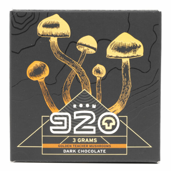 Room 920 – Mushroom Chocolate Bar – Dark Chocolate – 3 Grams | West Coast Cannabis Canada