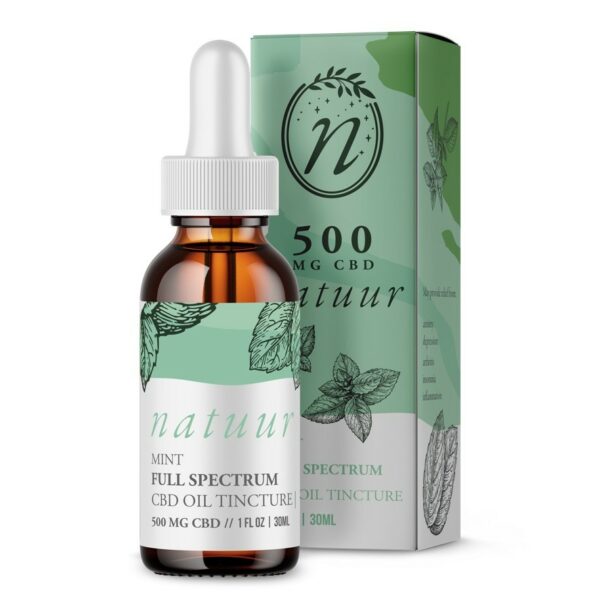 Natuur – Full Spectrum CBD Oil Tincture – Mint | West Coast Cannabis Canada